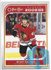 2021-22 Upper Deck OPC Glossy Rookies Wyatt Kalynuk #R-18 Chicago Blackhawks